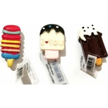 About The Perfect Renkli 3'lü Terlik Süsleri, Çeşitli Desenler, Eğlenceli ve Renkli Dekorasyon Seti