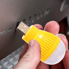 Hk Tech USB Beyaz Gece Lambası Mini Ampul Aydınlatma 34389