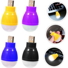 Hk Tech USB Beyaz Gece Lambası Mini Ampul Aydınlatma 34389