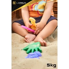 About The Perfect Sarı Renkli 5 kg Oyun Alanı Kumu, Çocuklar Için Güvenli ve Eğlenceli Malzeme