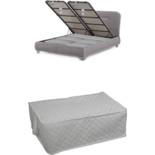 About The Perfect Kapitoneli Baza Altı Hurç 60X40X22 Beyaz, Şık ve Kullanışlı Depolama Çözümü