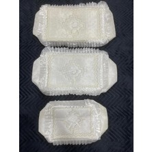 About The Perfect Beyaz Gold Işlemeli 3'lü Set Hurç ve Bohça, Nişan ve Düğün Için Şık Seçenek