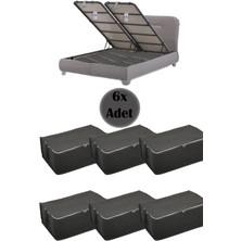 About The Perfect 6 Adet Kapitoneli Baza Altı Hurç 60X40X22, Şık ve Kullanışlı Saklama Çözümü