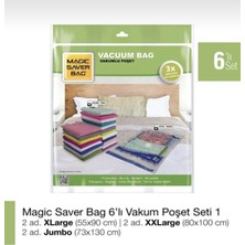 About The Perfect 6'lı ve 26'lı Şeffaf Vakumlu Poşet Setleri, Pratik ve Kullanışlı Paketler