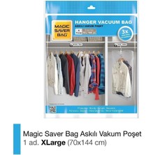 About The Perfect Şeffaf Askılı Vakumlu Poşet, Xlarge, Hızlı ve Pratik Saklama Çözümü