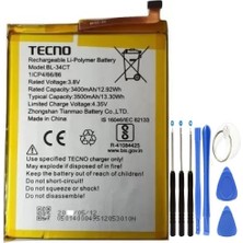 Tecno Camon 11S Pil Batarya BL-34CT+TAMIR Seti