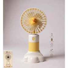 Handheld USB Şarjlı El Fanı I Mini Taşınabilir Fan I Yaz Serinleticisi I Vantilatör  Telefon Standlı