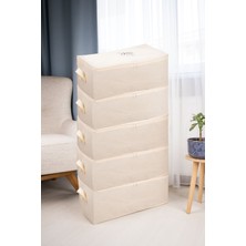 About The Perfect 5'li Orta Boy Krem Baza Altı Düzenleyici Hurç 52X28X21, Şık ve Kullanışlı Düzen Sağlayıcı
