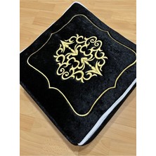 About The Perfect Kadife Gold Işlemeli Siyah Bohça, Nişan ve Düğünler Için 35X30 cm