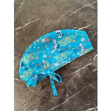 Mavi Simurg Cerrahi Bone (Ithal Kumaş)