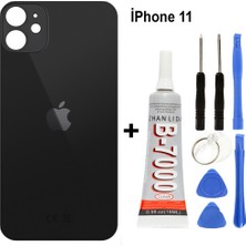 Iphone 11 Arka Cam Batarya Pil Kapağı + Yapıştırıcı + Tamir Set