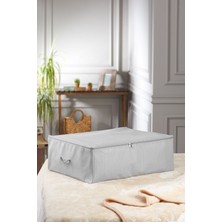 About The Perfect Gri Benekli Baza Altı Hurç, 62X46X22 Cm, Şık ve Kullanışlı Depolama Çözümü