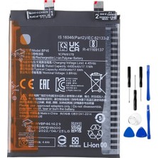 Xioami Mi 12X Pil Batarya BP46 +Tamir Set