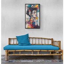 Soi Craft Modern Soyut Duvar Tablosu, Renkli Figüratif