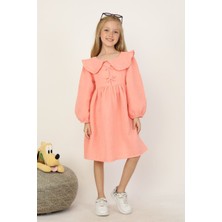 Pembe Müslin Elbise