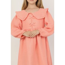 Pembe Müslin Elbise