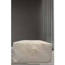 About The Perfect Krem Yorgan Hurcu Battal Boy Incili Püsküllü Fransız Hilal Kumaş 50X100