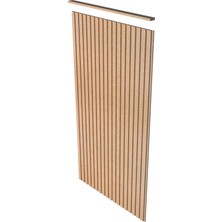 Boyanabilir Ahşap Duvar Paneli, 54X105 Cm, Ham Mdf, Dekoratif ve Şık Tasarım