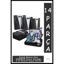 About The Perfect Şık Erkek Bohçası Söz Nişan Seti 3'lü Çeyiz Kolisi Siyah