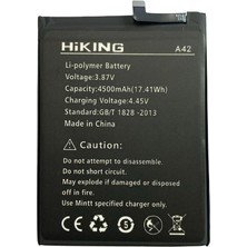 Hikıng A42 Pil Batarya 4500 Mah + Tamir Set