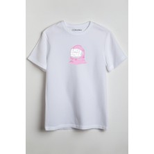 Merch&ice I Need Space Astronot Uzay Baskılı Unisex T-Shirt Beyaz