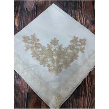 About The Perfect Şık Fransız Güpürlü Işlemeli Saten Bohça, Nişan ve Çeyiz Seti