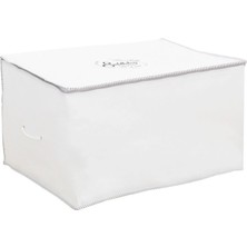 About The Perfect Beyaz Sandık Tipi Yastık Yorgan Hurcu 75X45X45, Konfor ve Şıklık Sunar