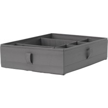 About The Perfect Koyu Gri Saklama Kutusu 44X34X11 Cm, Organizer ve Düzenleyici, Pratik ve Şık Tasarım