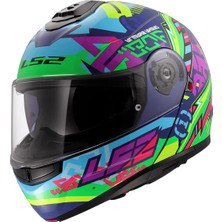 Ls2 Strobe 2 Svent Mavi-Yeşil Kask