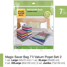 About The Perfect 7'li ve 27'li Şeffaf Vakumlu Poşet Setleri, Pratik ve Kullanışlı Depolama Çözümleri