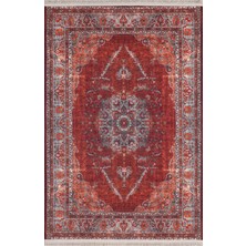 Sahra Halı Makinede Yıkanabilir Dokuma Şönil Kilim Etnik Eskitme Desen Vintage ev oda halısı