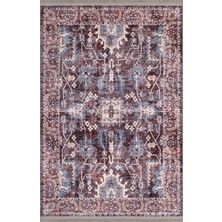 Sahra Halı Makinede Yıkanabilir Dokuma Şönil Kilim Etnik Eskitme Desen Vintage ev oda halısı