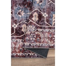Sahra Halı Makinede Yıkanabilir Dokuma Şönil Kilim Etnik Eskitme Desen Vintage ev oda halısı