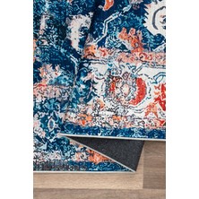 Sahra Halı Makinede Yıkanabilir Dokuma Şönil Kilim Etnik Eskitme Desen Vintage ev oda halısı