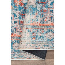 Sahra Halı Makinede Yıkanabilir Dokuma Şönil Kilim Etnik Eskitme Desen Vintage ev oda halısı