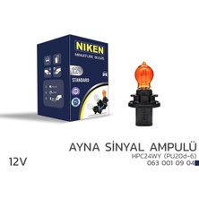 Nıken 12V HPC24WY Ayna Sinyal Amp PU20D-6 Amb 10LU