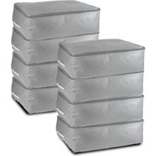 About The Perfect 8'li Gri Çok Amaçlı Düzenleyici Set 53X44X20 cm