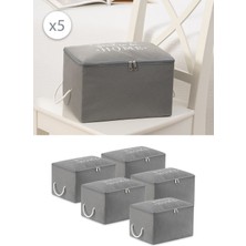 About The Perfect Gri Küçük Boy Baza Altı Çorap Valiz Düzenleyici Bohça Organizer 30X22X18