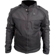 x Speed X-Evo Fileli Yazlık Motosiklet Montu Siyah