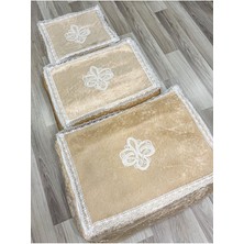 About The Perfect Kadife Güpürlü Bohça Seti, Nişan ve Söz Organizasyonu Için 3'lü Paket