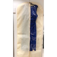 About The Perfect Şeffaf Uzun Elbise Koruyucu Kılıf 64X160 Cm, Krem