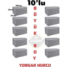About The Perfect Büyük Kapitone Hurç Seti, Yorgan ve Çeyizlik Ev Dekorasyon Ürünü, 10'lu Paket