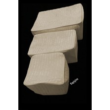 About The Perfect Çizgili ve Kadife Süngerli 3'lü Hurç Seti, Şık ve Kullanışlı Depolama Çözümü