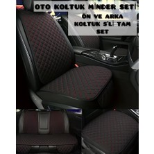 Volkswagen T-Cross Tay Tüyü Oto Koltuk Minder Seti - Koltuk Koruma Kılıfı (Ön-Arka Tam Set 5'li)