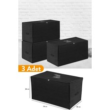 About The Perfect Büyük Boy Siyah Hurç Seti, 74X46X46 Cm, Dayanıklı ve Şık Saklama Çözümü