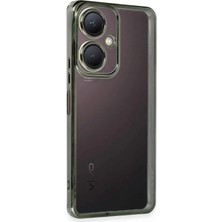 Newface Vivo Y27 Kılıf Razer Lensli Silikon - Yeşil Drstr