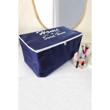 About The Perfect Lacivert Fermuarlı Çeyizlik Hurç 100X50X50CM, Saklama ve Düzenleme Için Ideal