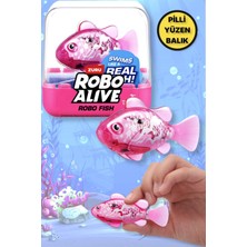 About The Perfect Renk Değiştiren Yüzen Mini Robot Balık, Pembe, 1.8 Metre Derinlik, 6.8 Cm, 1 Adet