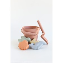 About The Perfect Sağlıklı ve Doğal Çocuk Banyo ve Plaj Kova Seti, Sütlü Kahve Renk Seçeneğiyle