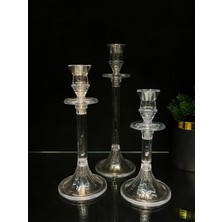 Şeffaf Pleksi Mumluk, Ev Yaşam Dekorasyonu Için Şık ve Modern Tasarım